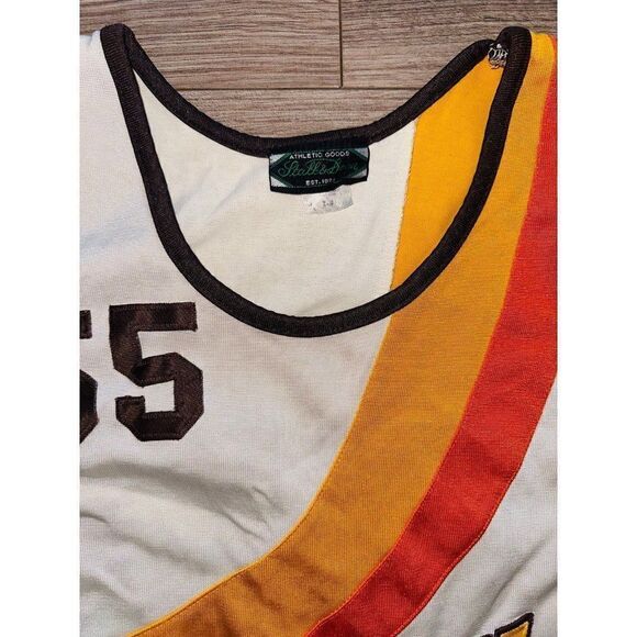 N10 Stall & Dean Arizona State Sun Devils 55 Basketball Throwback Jersey Men Siz - Picture 9 of 10